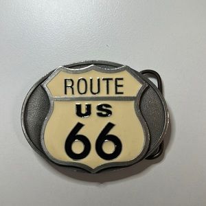 Route US 66 Belt Buckle